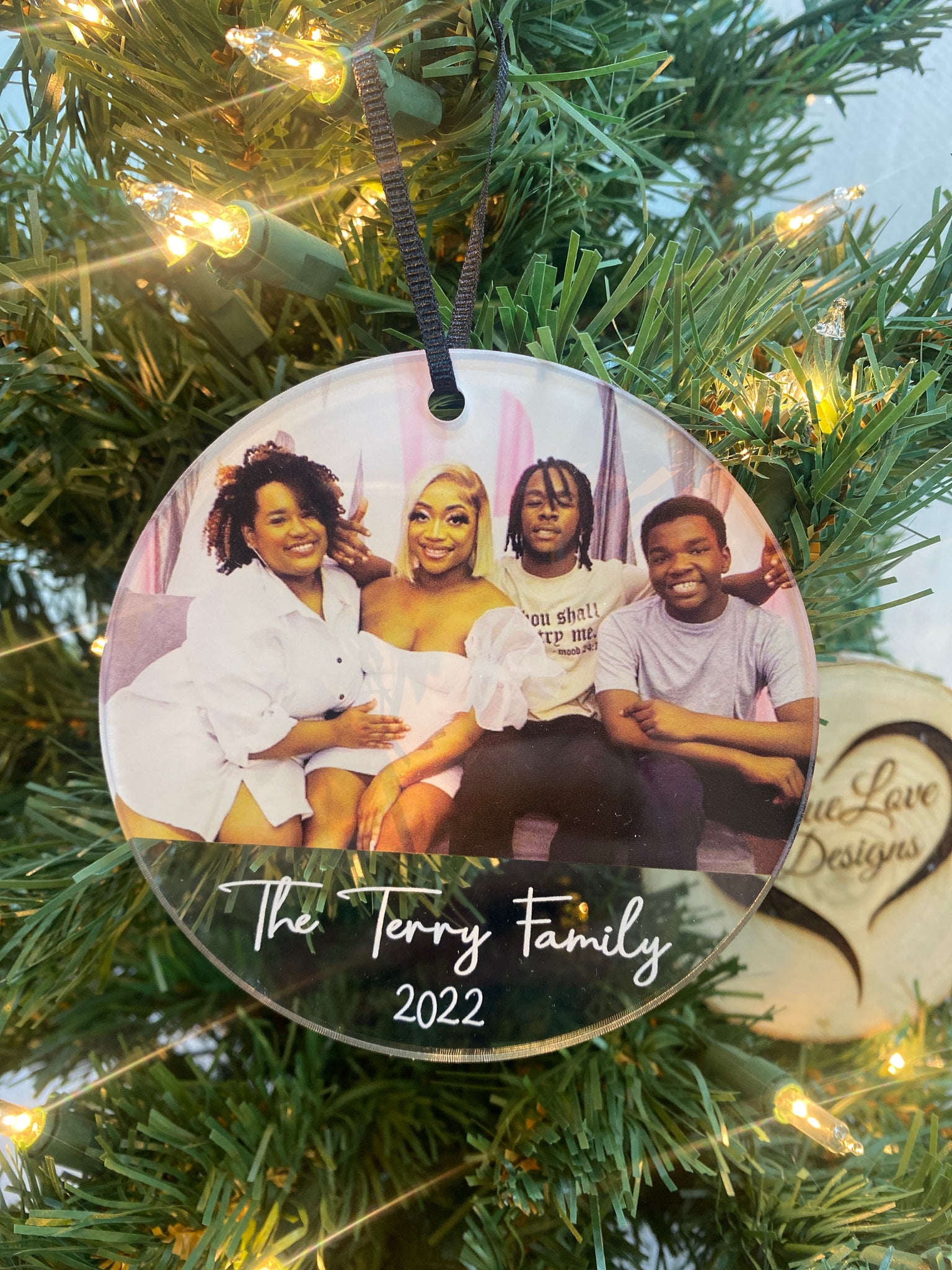 Family Greatest Blessing - Personalized Custom Acrylic Ornament