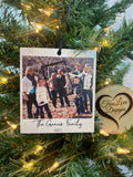 Family Photo Polaroid Ornament | Portrait Christmas Ornament | Personalized Ornament | Picture Ornament | Family Ornament Custom Photo Gift