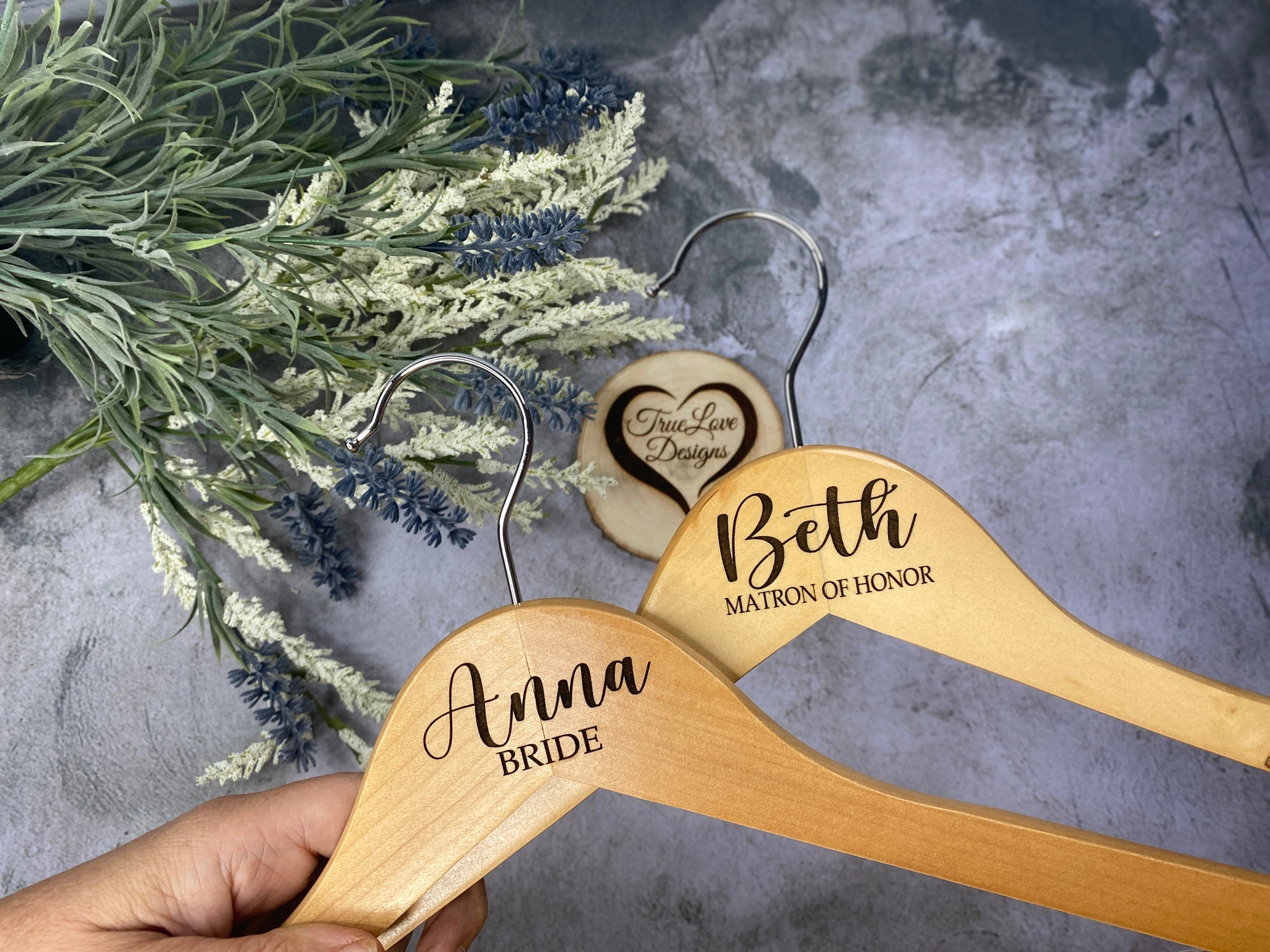 Personalized Bridesmaid Hangers - Wedding Hanger