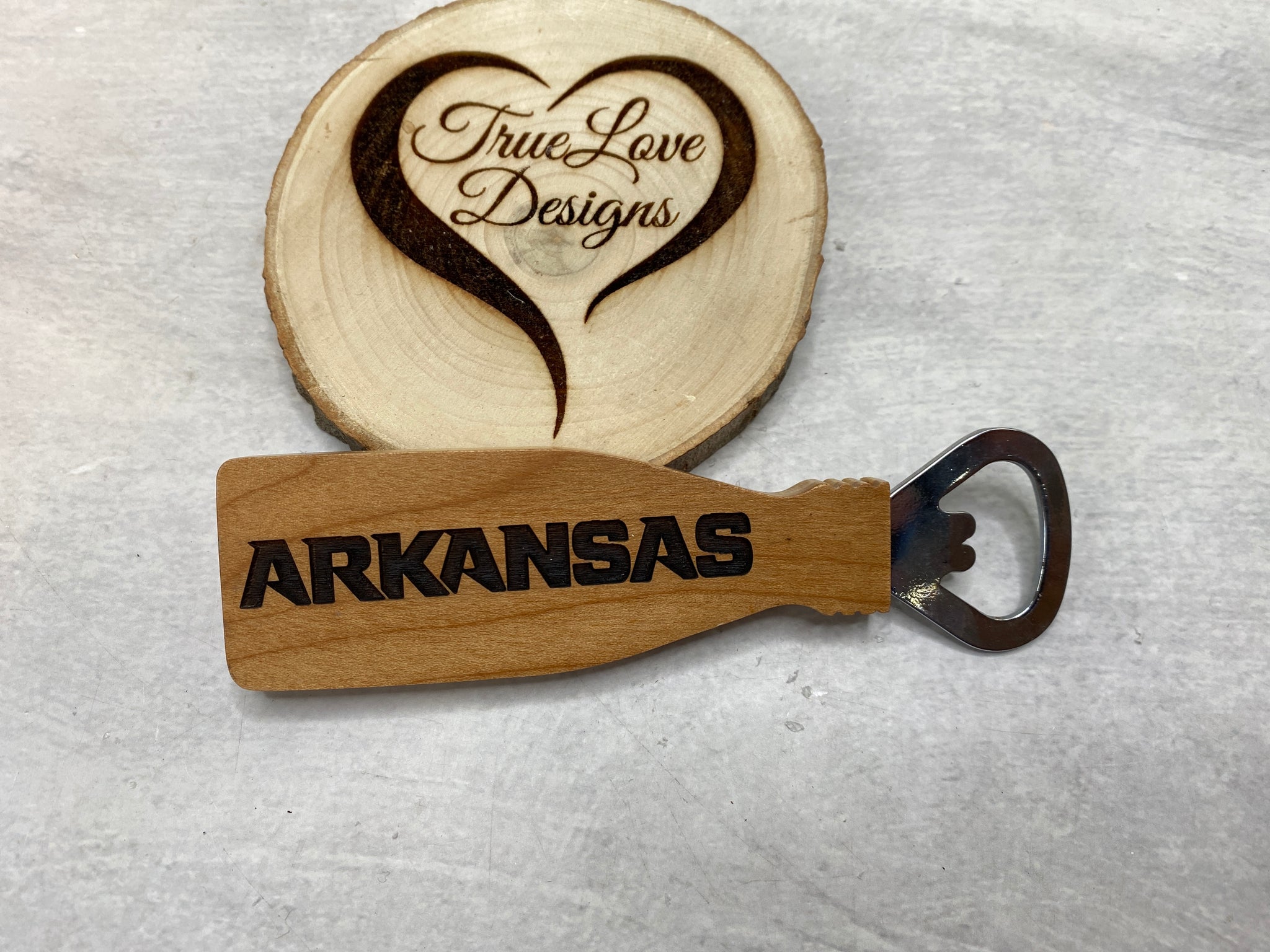 Custom Wooden Laser Cut Bottle Openers With Name - JennyGems