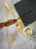 Graduation Hanger, College Graduation, Senior, Graduation Cap & Gown, Engraved Hanger, Graduation Cap, Class of