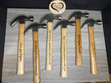 Customized Wooden Hammer, 16 oz, Personalized, Father's Day; Birthday; Gift for Him; Tool; Grandpa; Grandparents; Papaw; Papa
