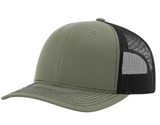 Richardson 112 Laser Engraved Faux Steel/Aluminum Patch Hat