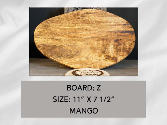 Mango Cutting Board, Personalized, 11